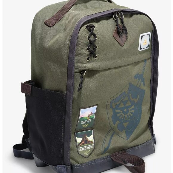 Nintendo - The Legend of Zelda Hylian Shield & Master Sword Backpack - NEW - Picture 3 of 5